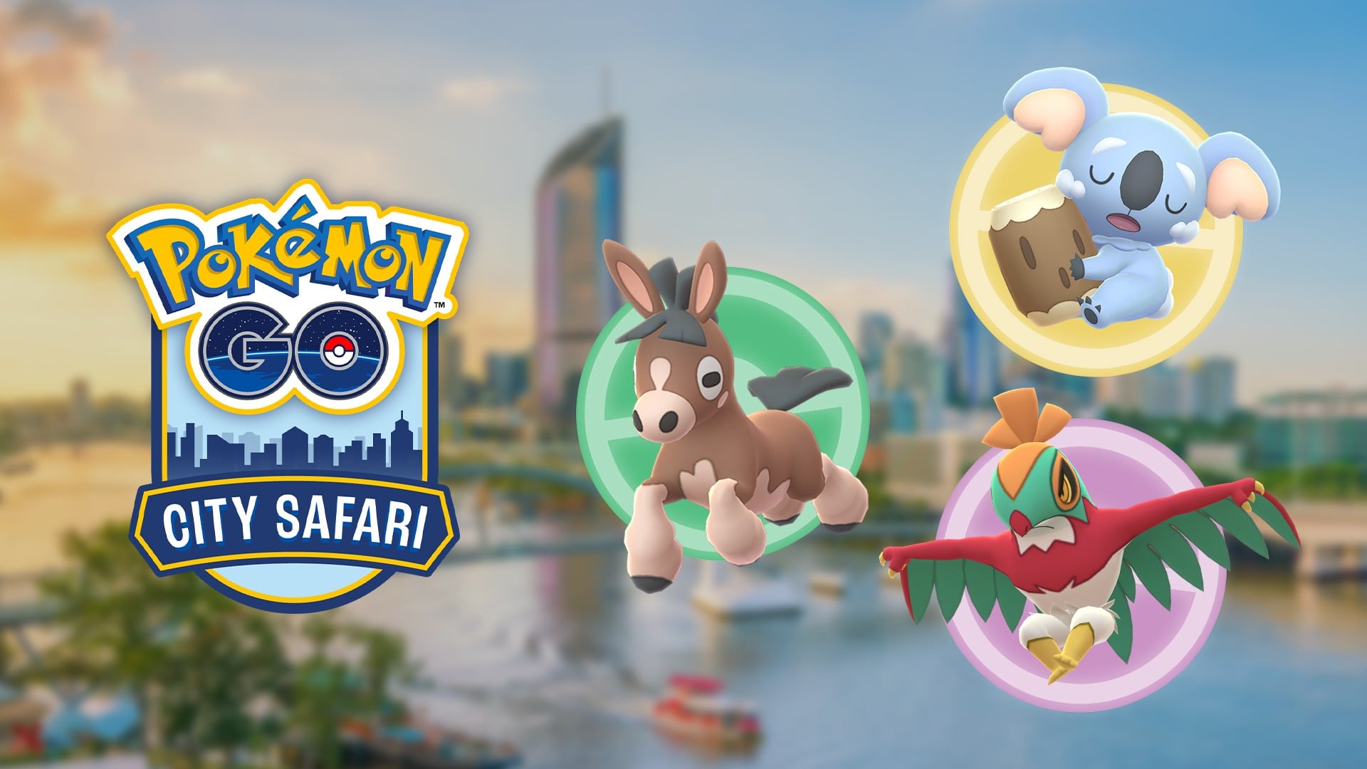 Brisbane, Australia - Pokémon GO City Safari event artwork — Pokémon GO
