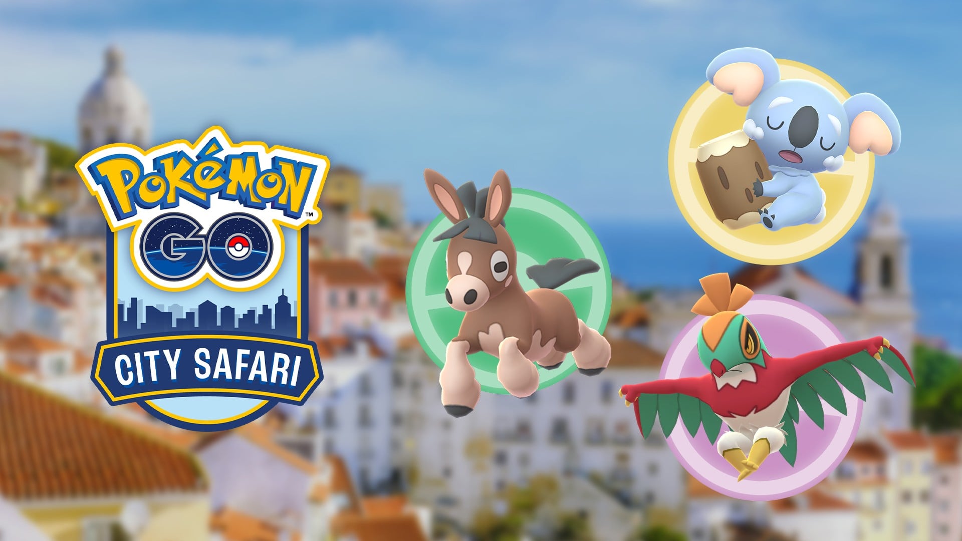 Lisbon, Portugal - Pokémon GO City Safari event artwork — Pokémon GO