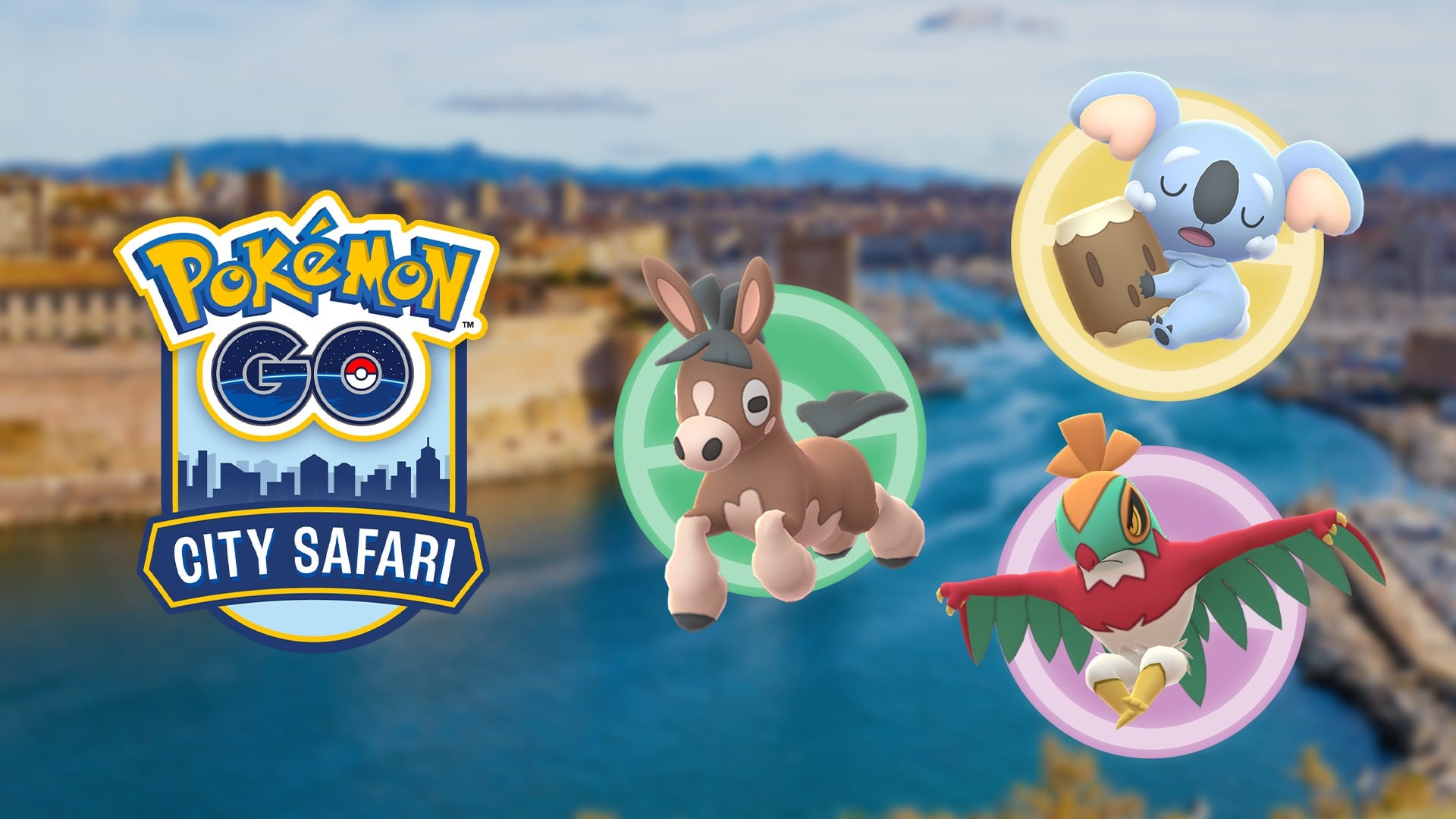 Marseille, France - Pokémon GO City Safari event artwork — Pokémon GO