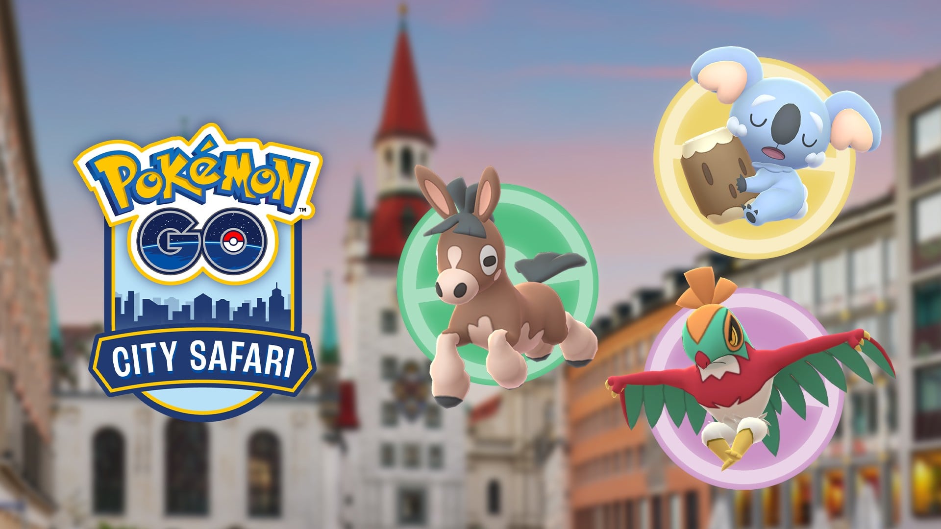 Munich, Germany - Pokémon GO City Safari event artwork — Pokémon GO