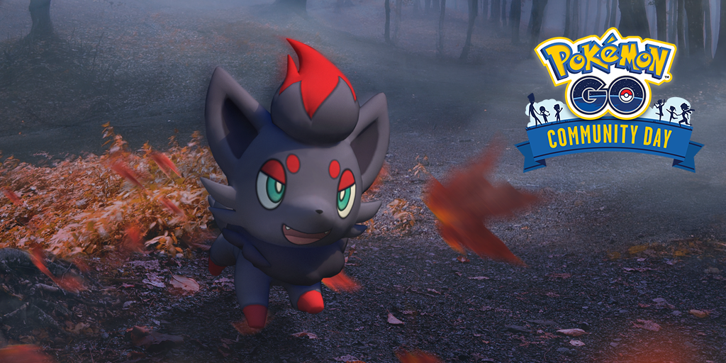 Zorua Community Day event artwork — Pokémon GO