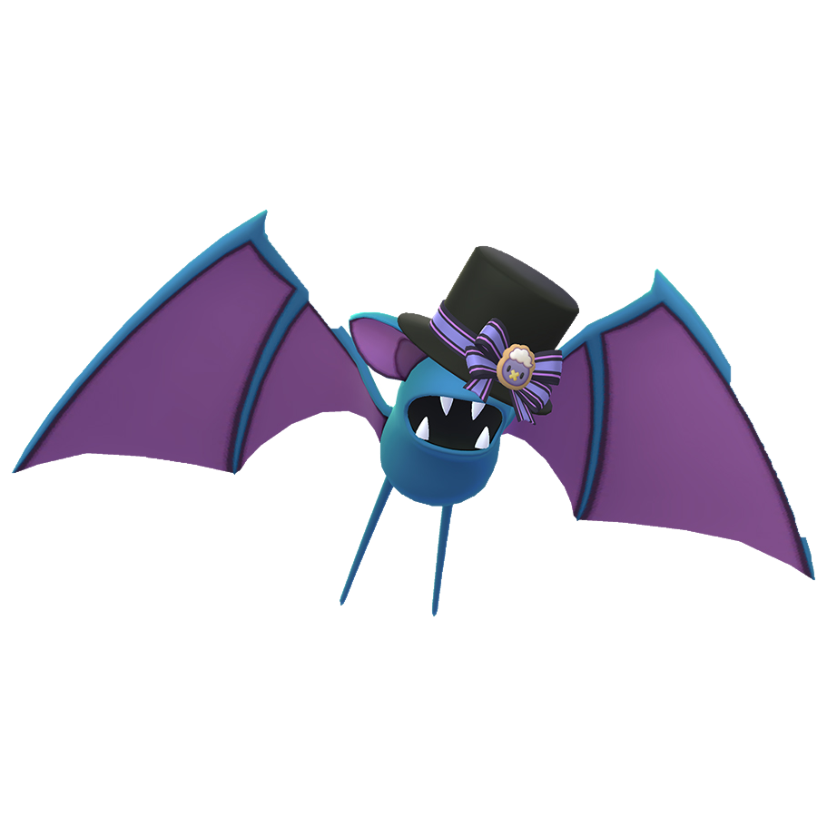 Zubat wearing a top hat