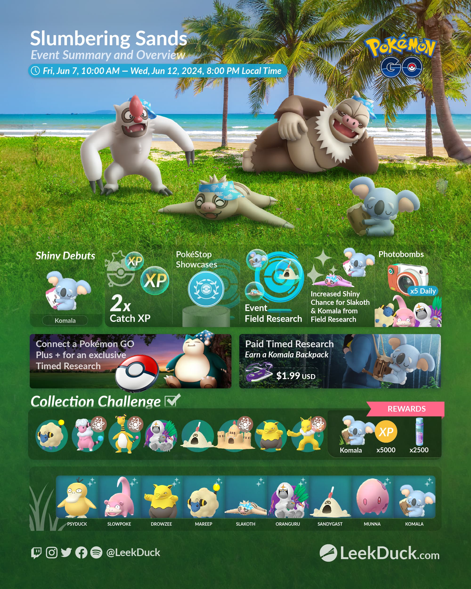 Slumbering Sands - Leek Duck | Pokémon GO News and Resources