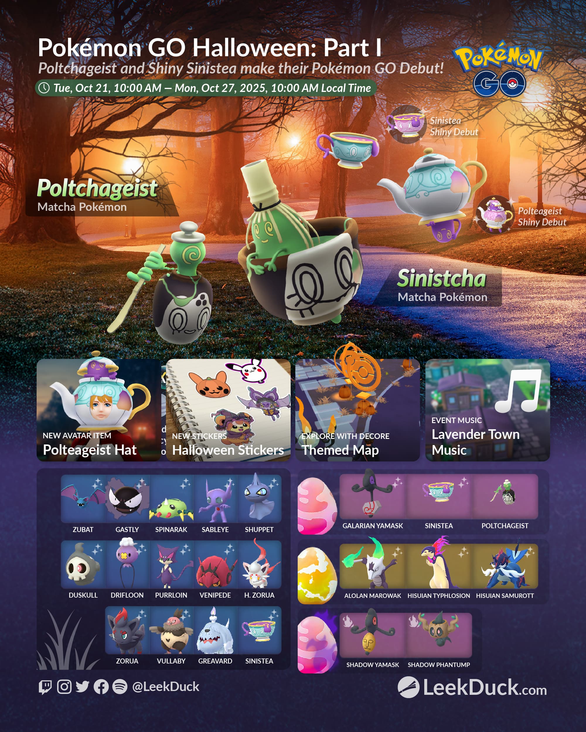 Pokmon GO Halloween 2025 Part I - Leek Duck | Pokmon GO News and Resources Pokmon GO Halloween 2025 Part I - Leek Duck | Pokmon GO News and Resources
