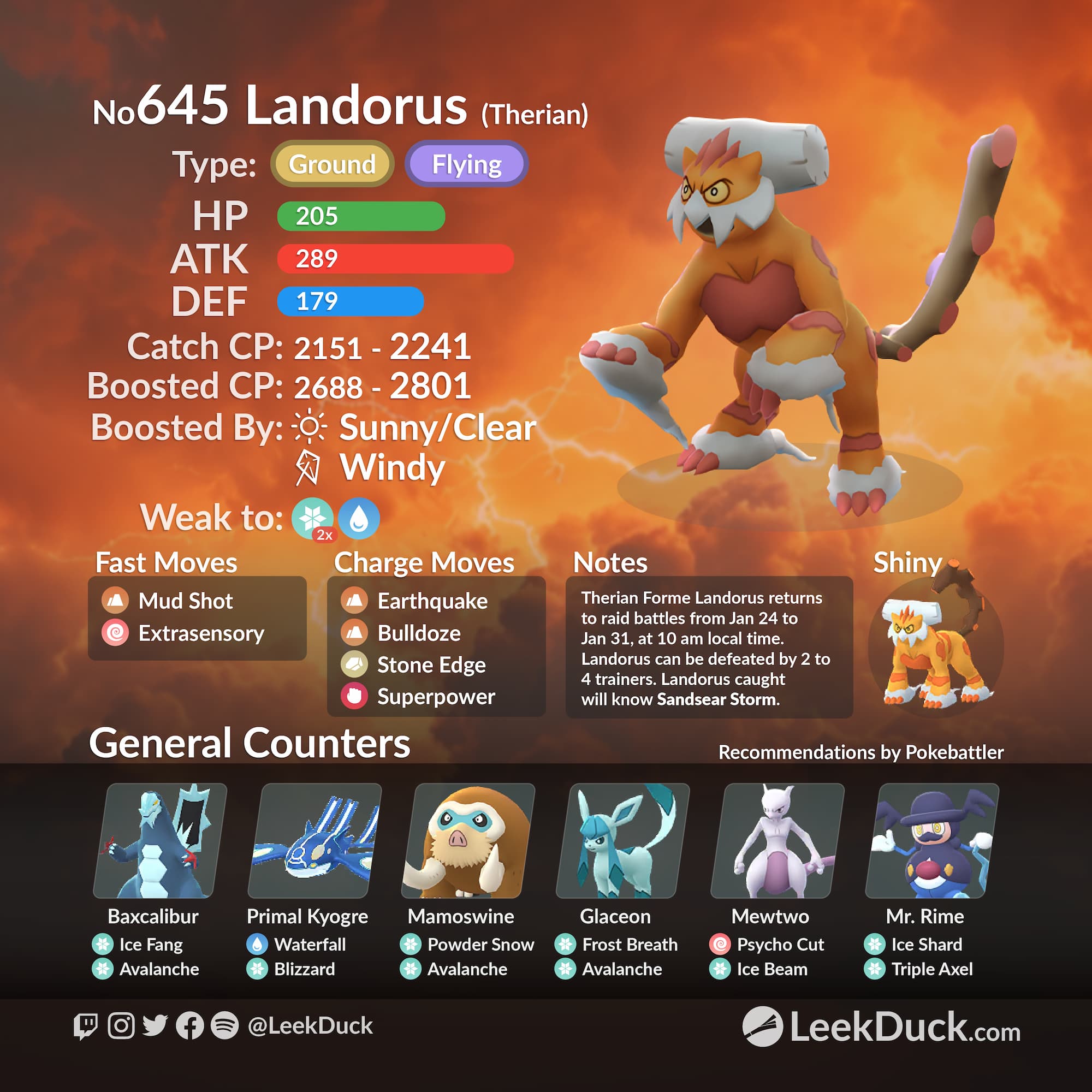 The Ultimate Landorus Guide: 2024 Raid Hour Special Move Info! - xcytkef