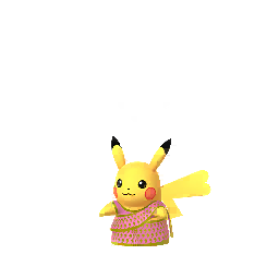 Pikachu wearing a saree