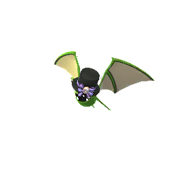 Zubat wearing a top hat