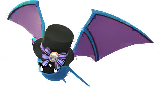 Zubat wearing a top hat
